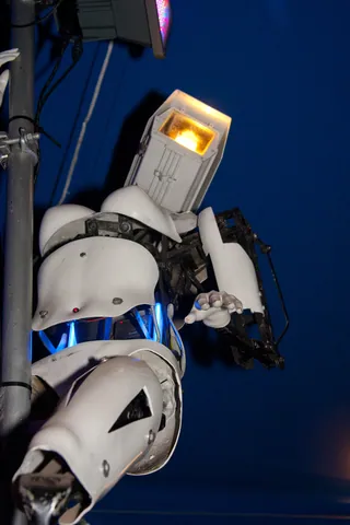 Bizarre Robot in a Bar in Arcadia