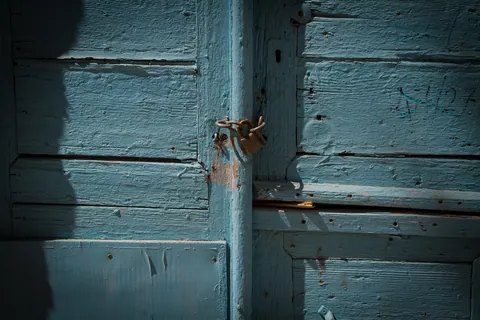 Old door detail, Mykonos Town