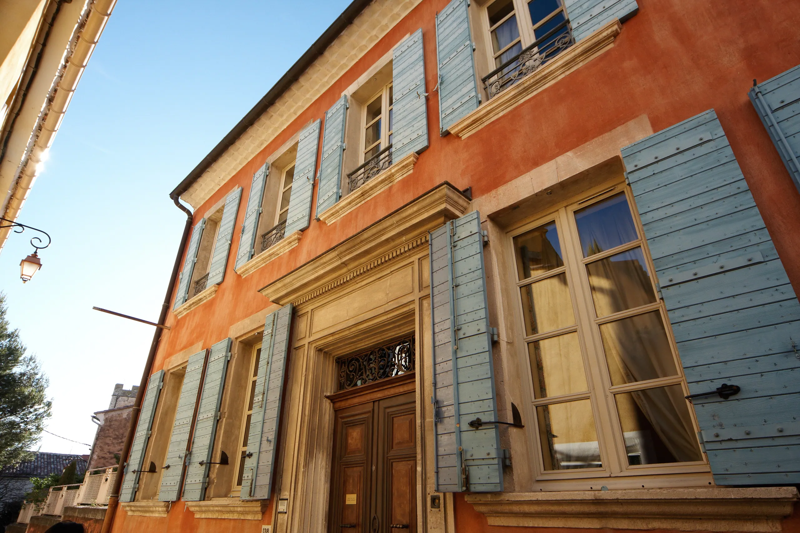 Ochre Houses in Pernes-les-Fontaines
