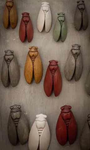 Cicada decorations, St-Remy-de-Provence