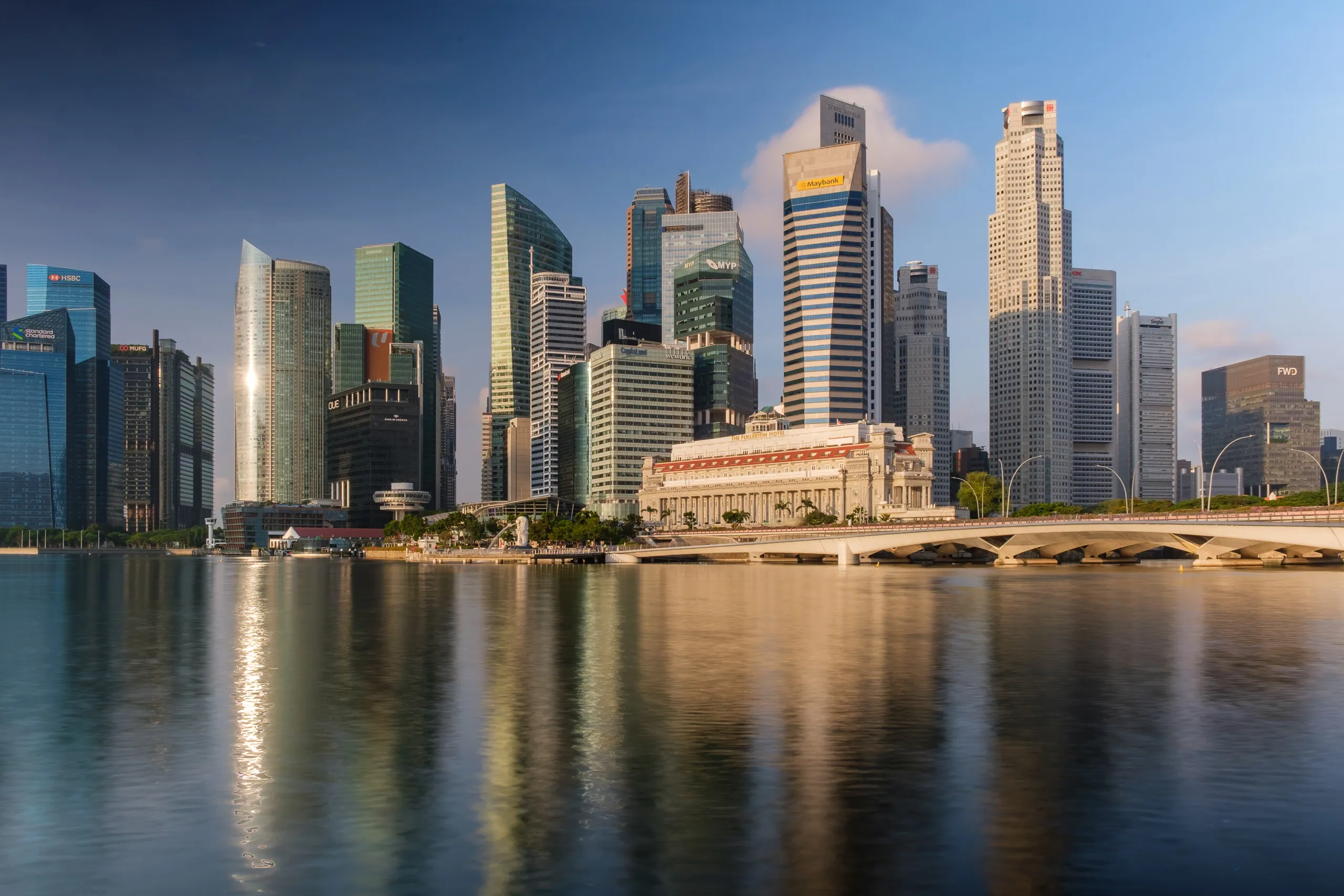 Central Business District at Sunrise