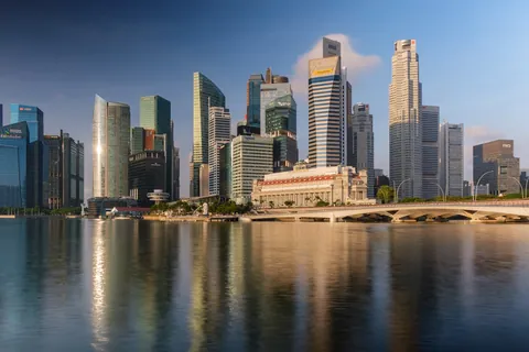 Central Business District at Sunrise