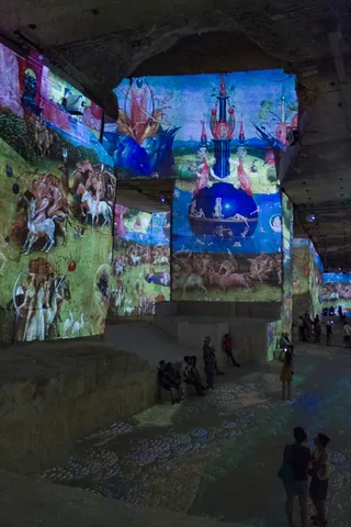 Carrieres de Lumieres, Les Baux