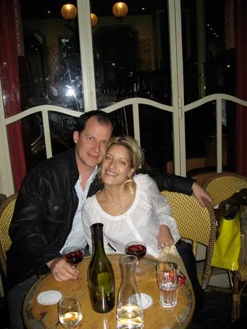 Rach and me at Cafe du Maison