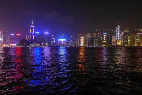 Hong Kong Island from Victoria Harbour