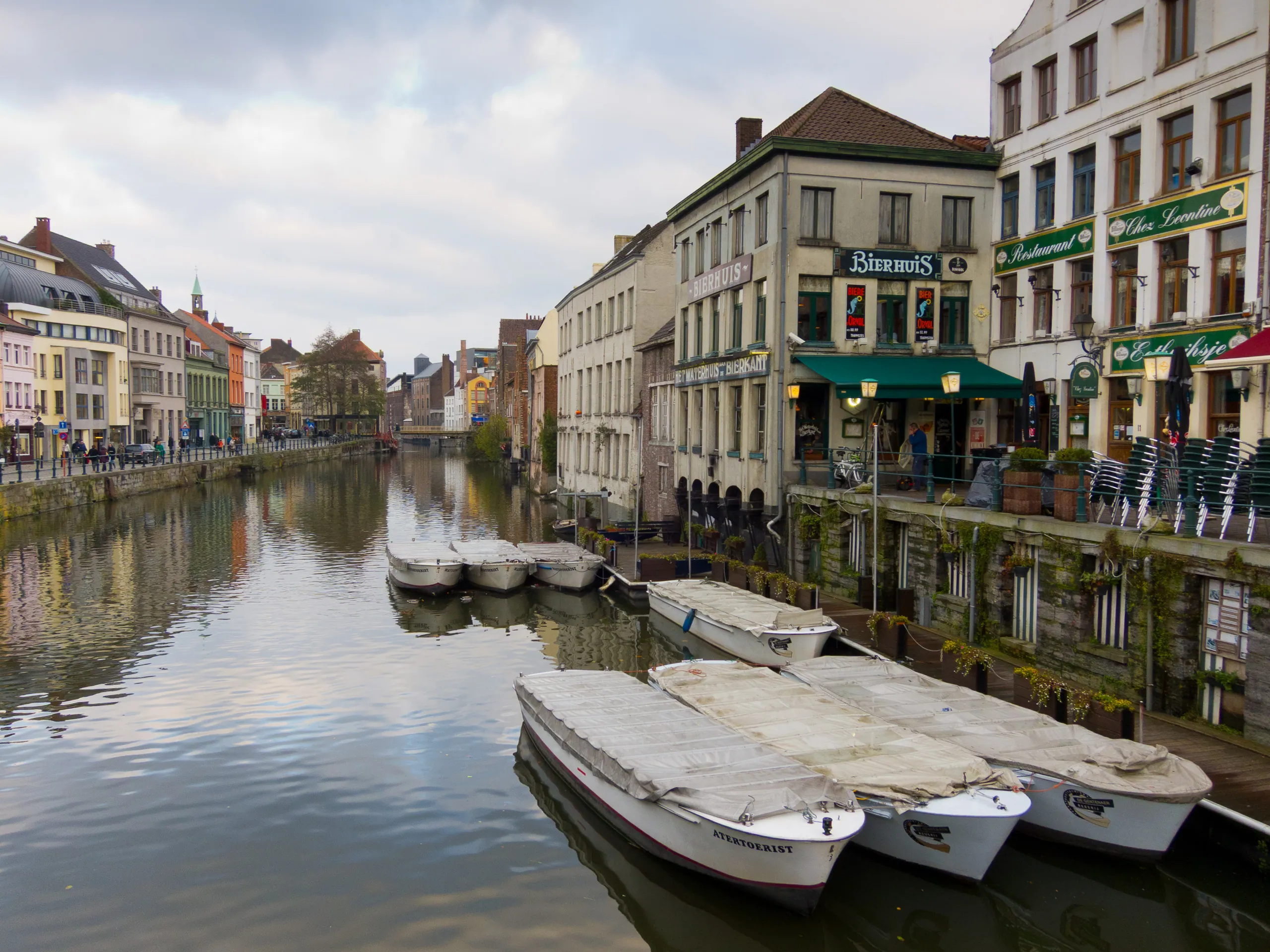 Ghent Canals from the Vleeshuisbrug