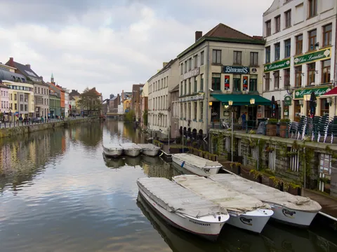 Ghent Canals from the Vleeshuisbrug