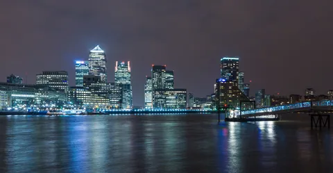 Canary Wharf by Night