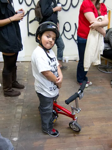 Attitude Boy, "Bikes and Art", Greenpoint, Brooklyn