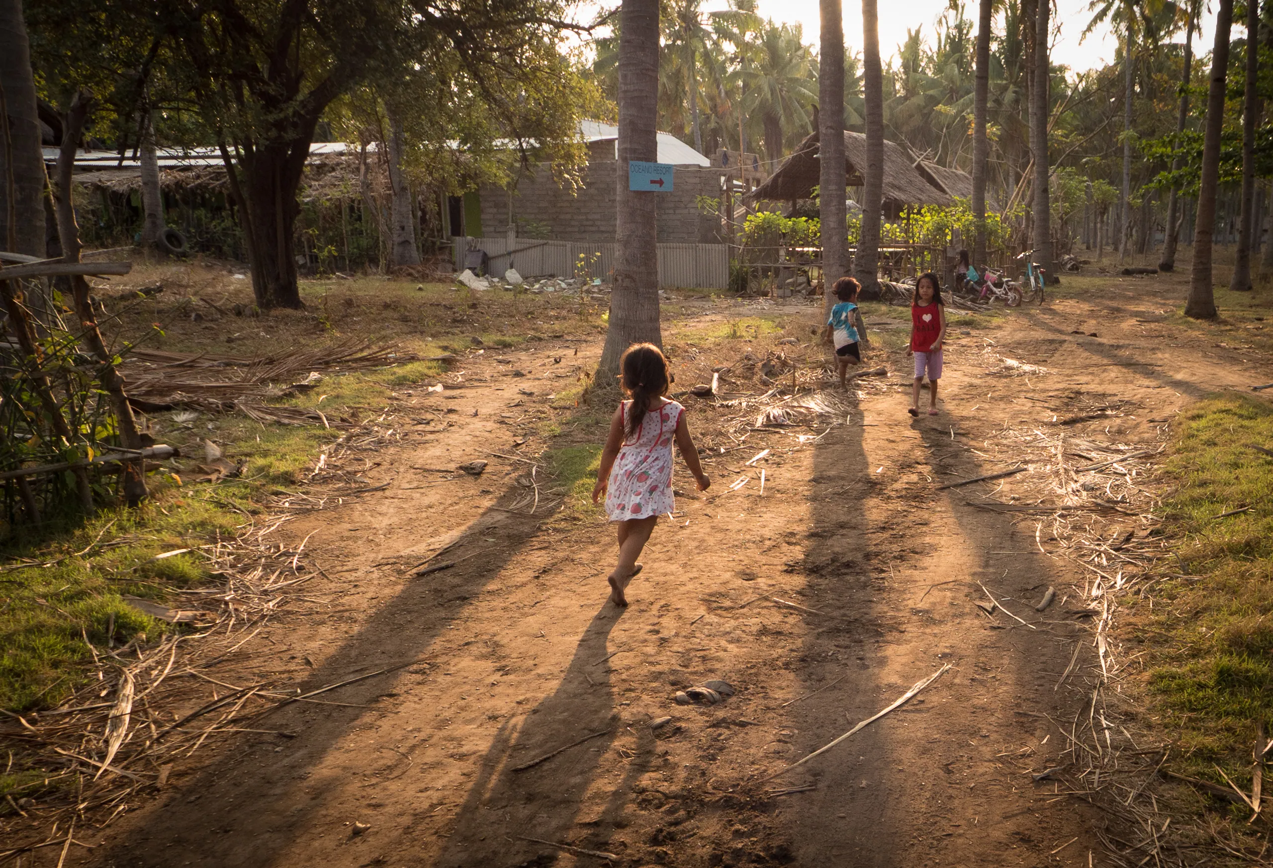 Village Children Playing, Gili Trawangan