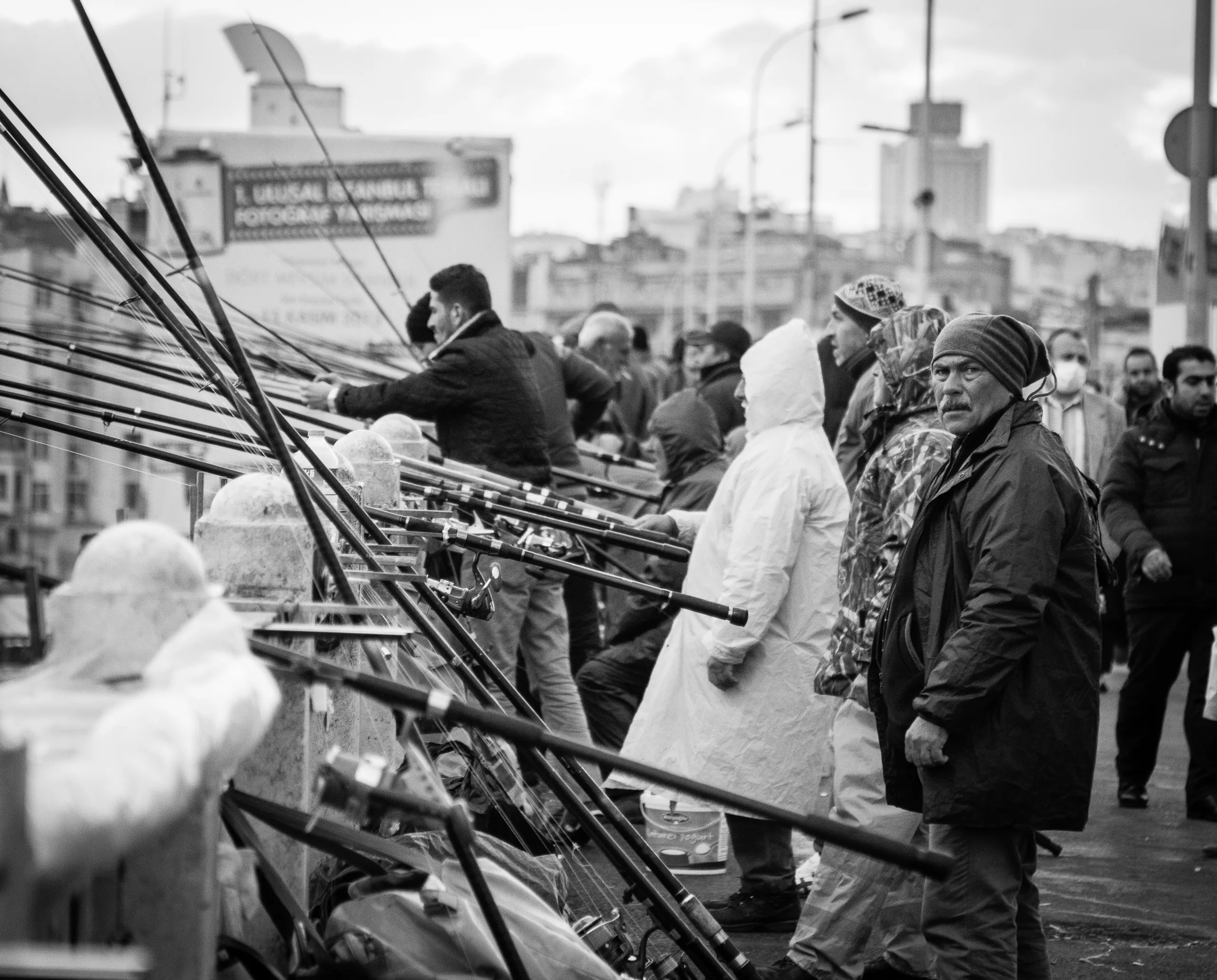 Fishermen on the Galata Bridge