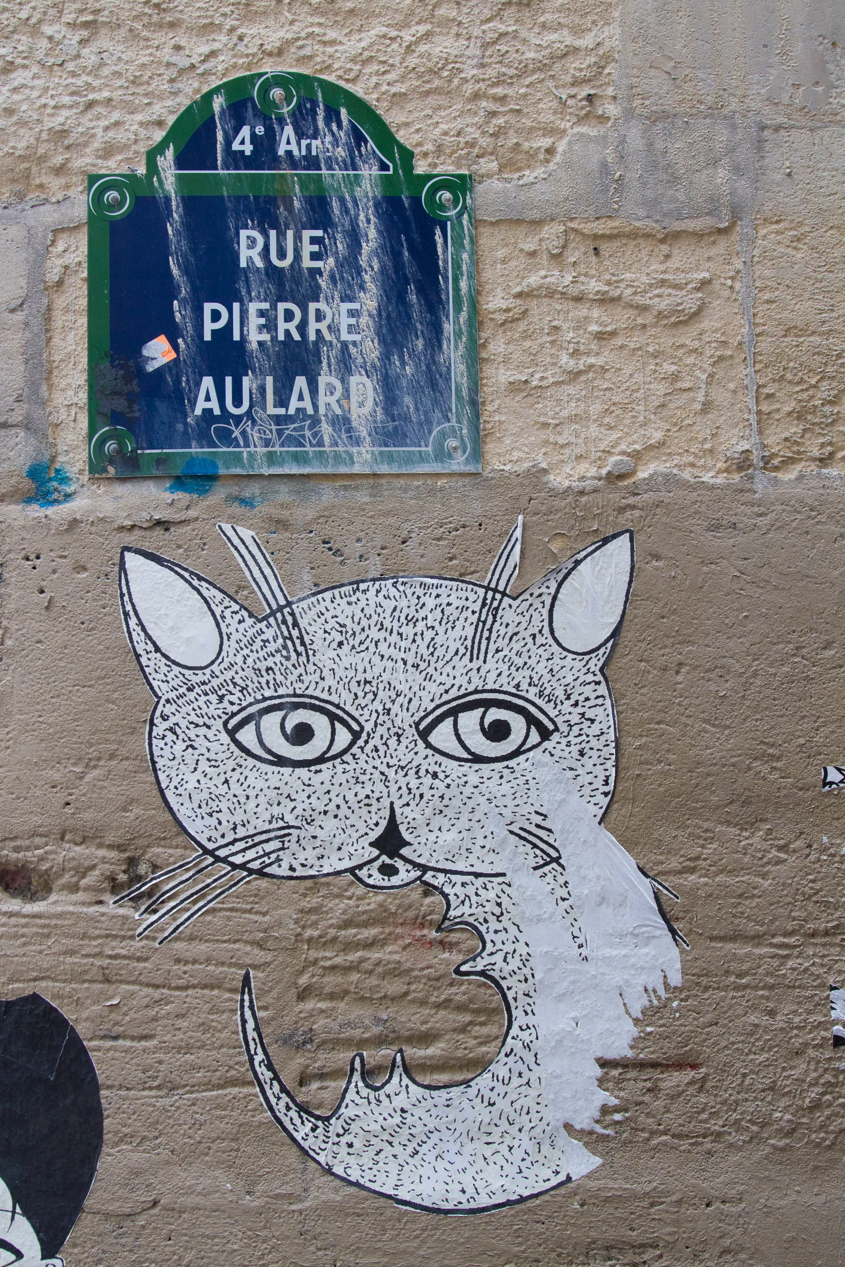 Street art in the Marais
