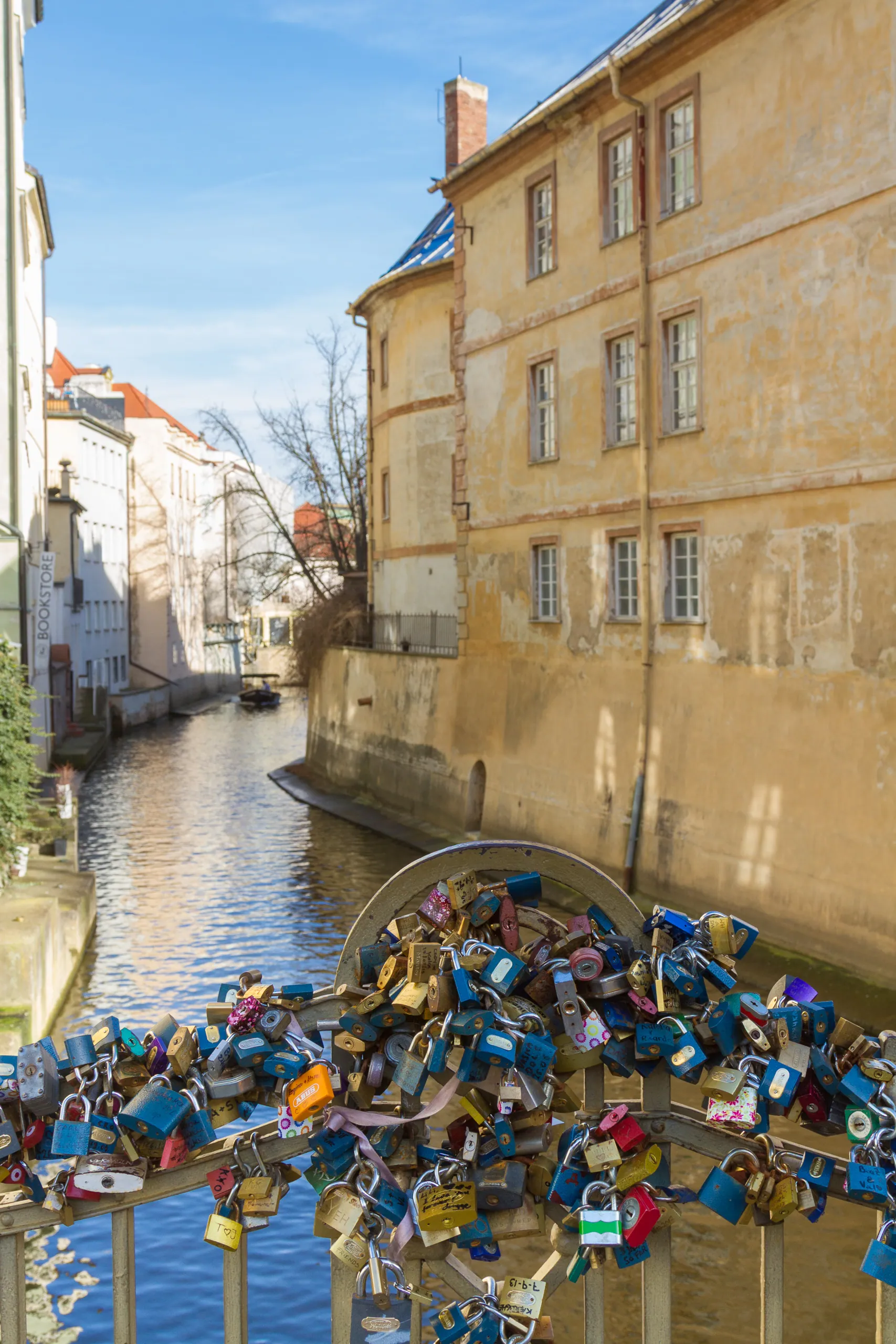 Love Locks on the Kampa Canal