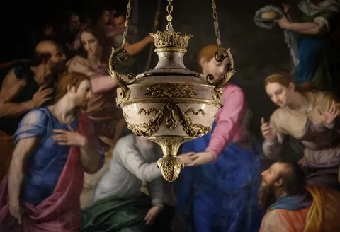 Incense holder in the Church of Santa Maria Novella