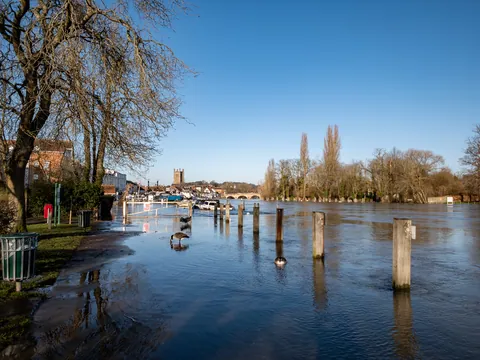 Flooded Henley, January 2020