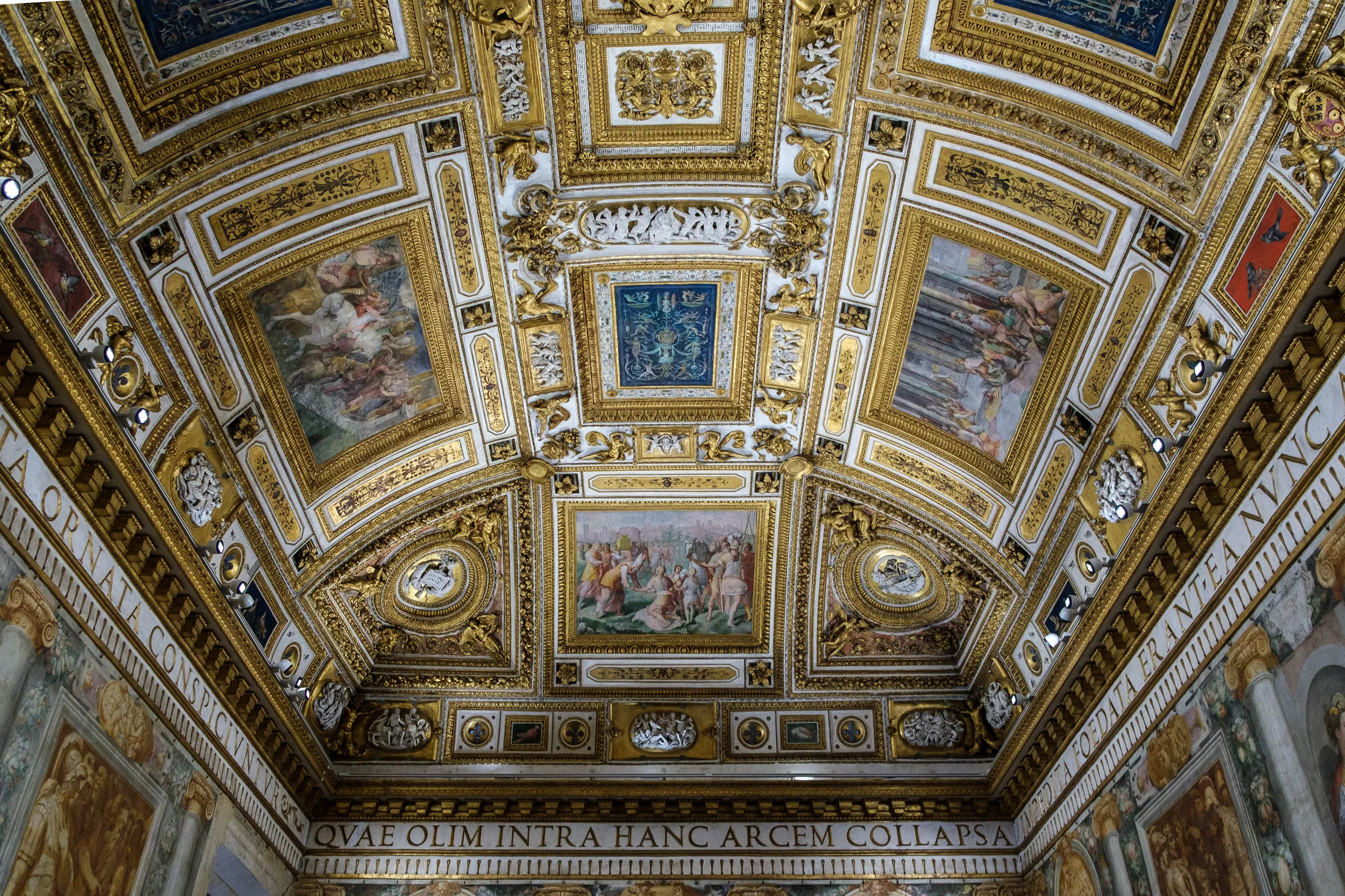 Ceiling detail, Castel Sant'Angelo