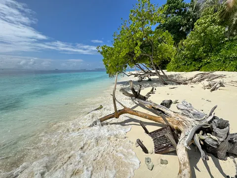 West side beach @ Amilla Maldives