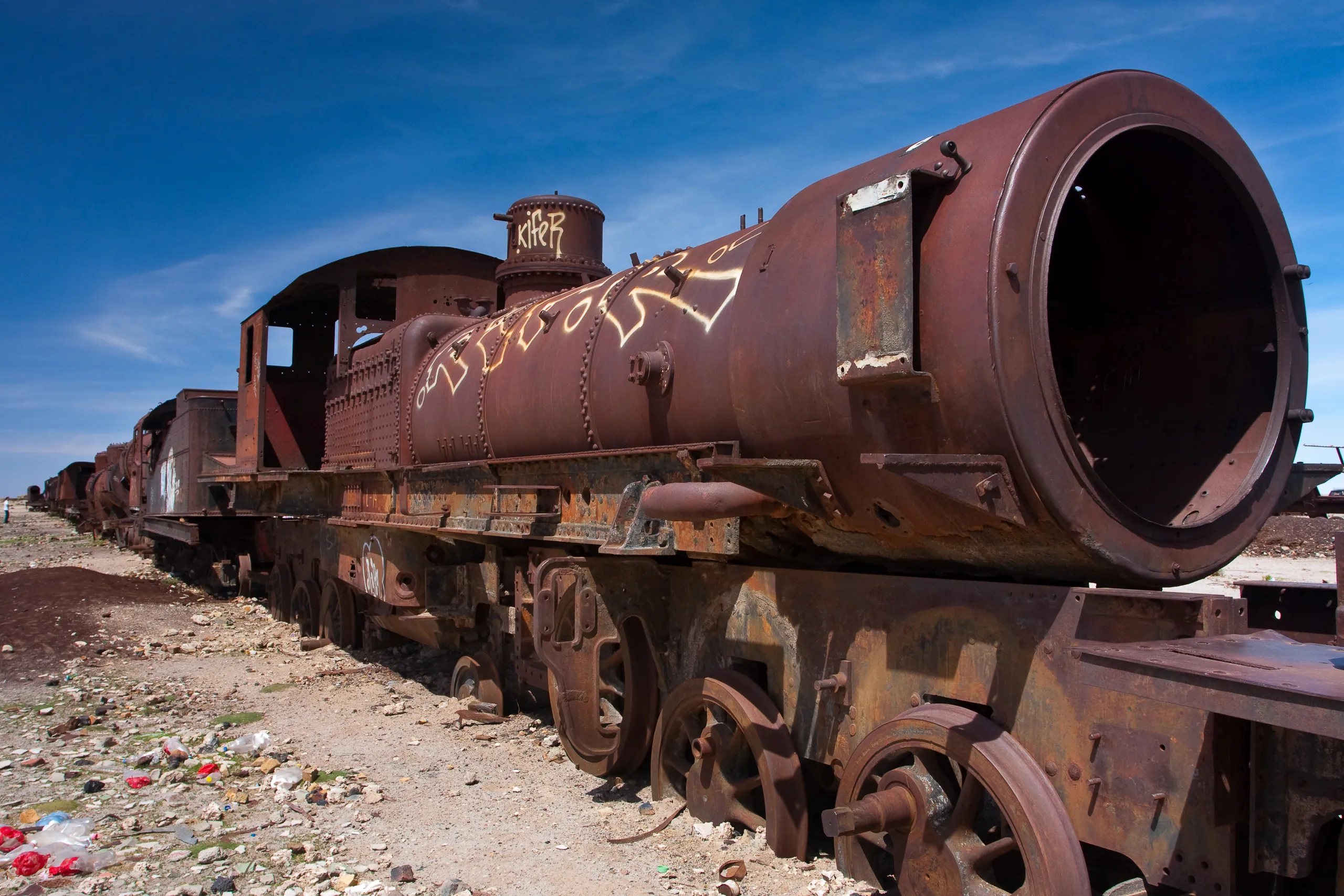 Vintage train, Uyuni