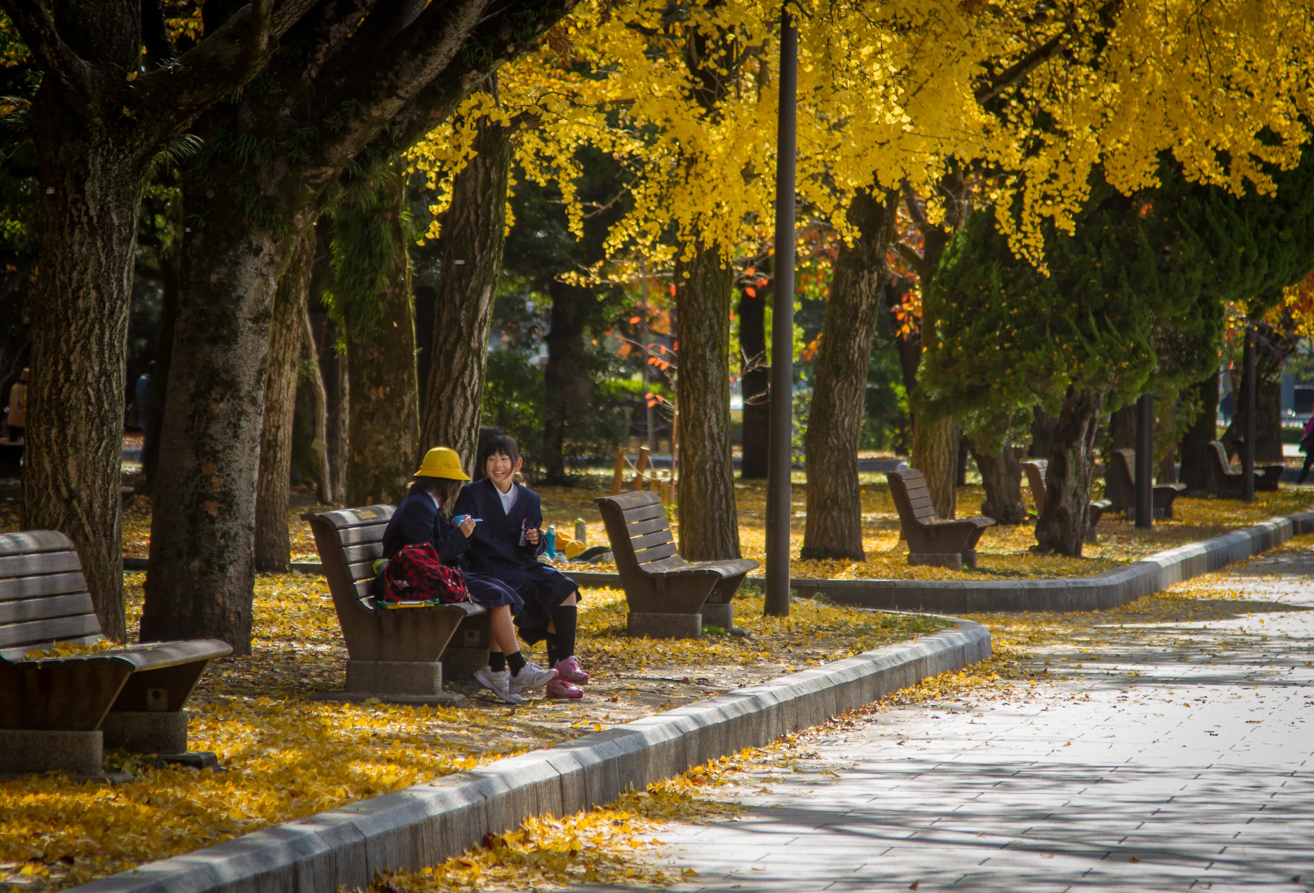 Picnic Lunch, Peace Memorial Park, Hiroshima