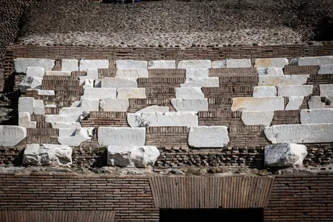 Reserved seating for nobles at the Colosseum
