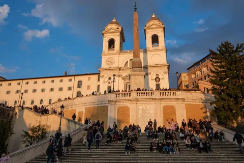 Spanish Steps at Sunset