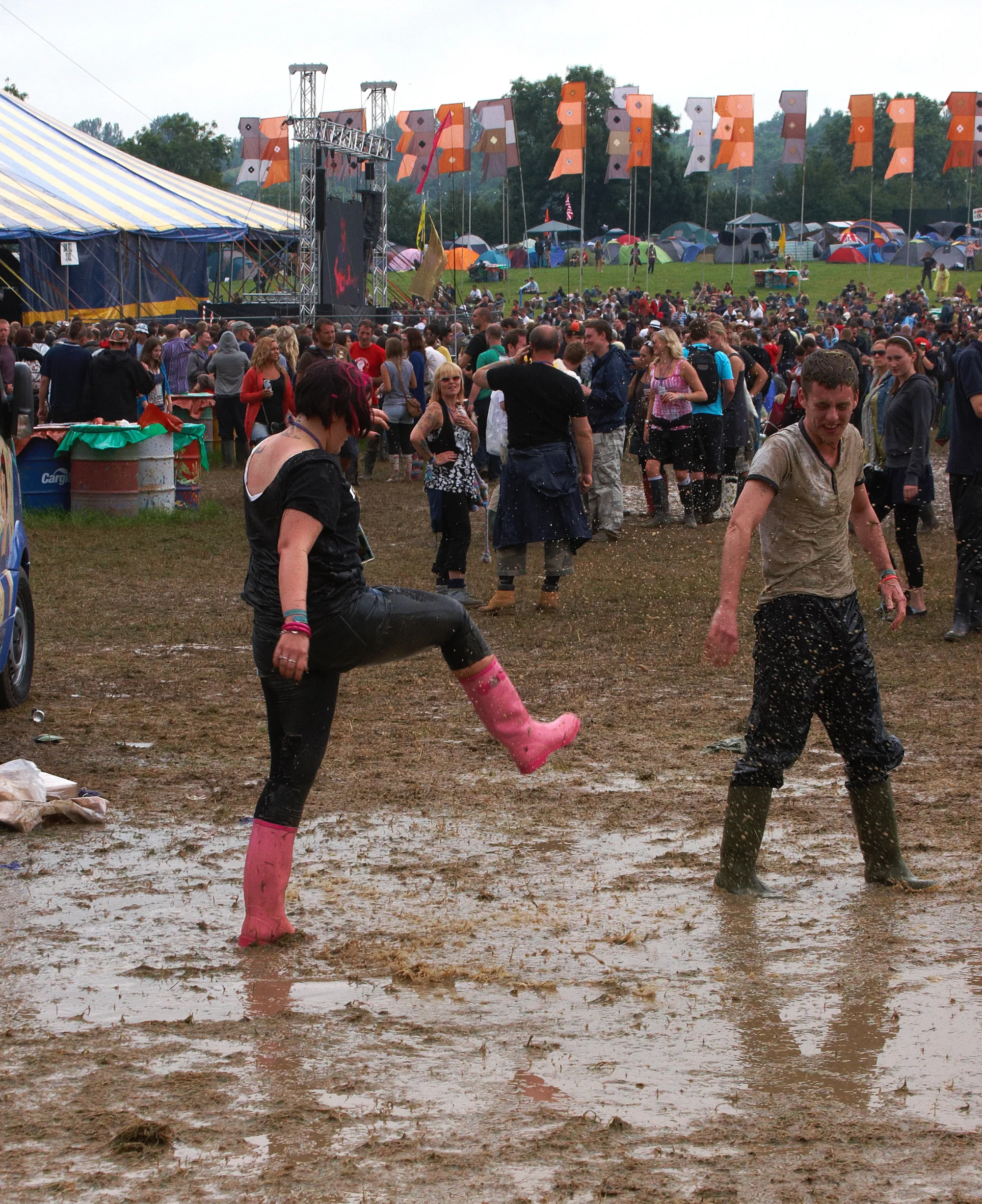 A Traditional Glastonbury Sport