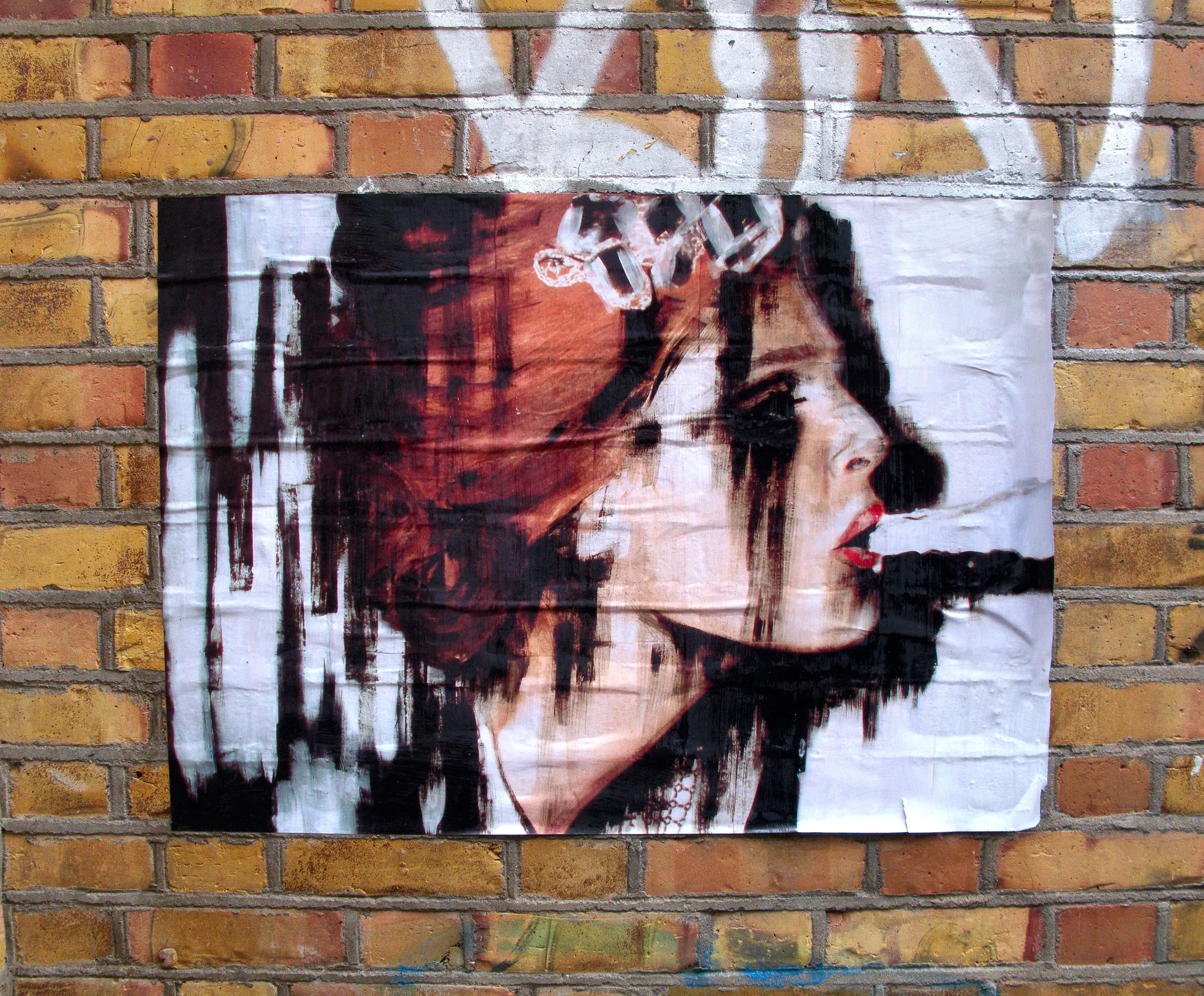 Brick Lane Woman Pasteup