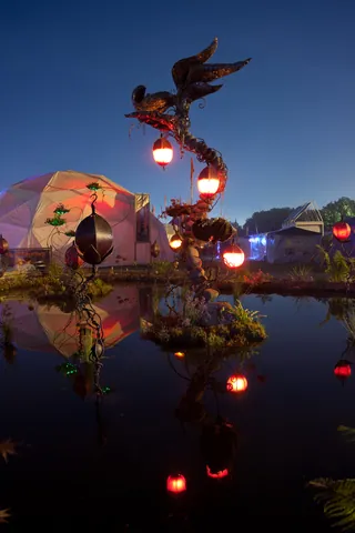 Lantern Fountain, Green Futures Field