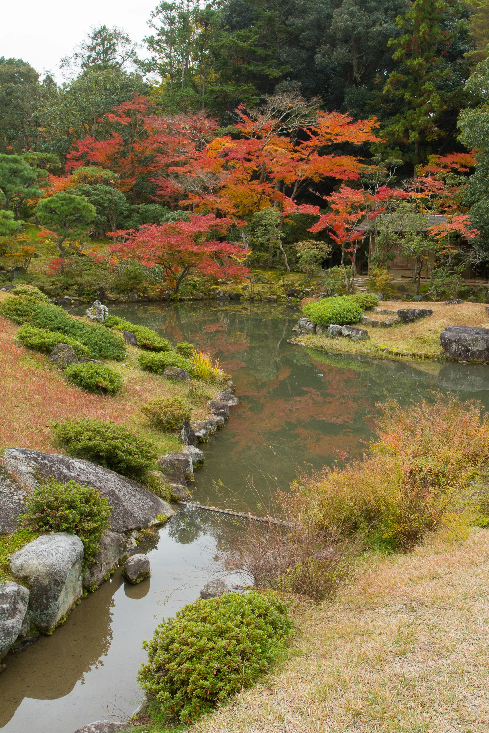 Reflecting Pond, Isuien Garden, Nara Park
