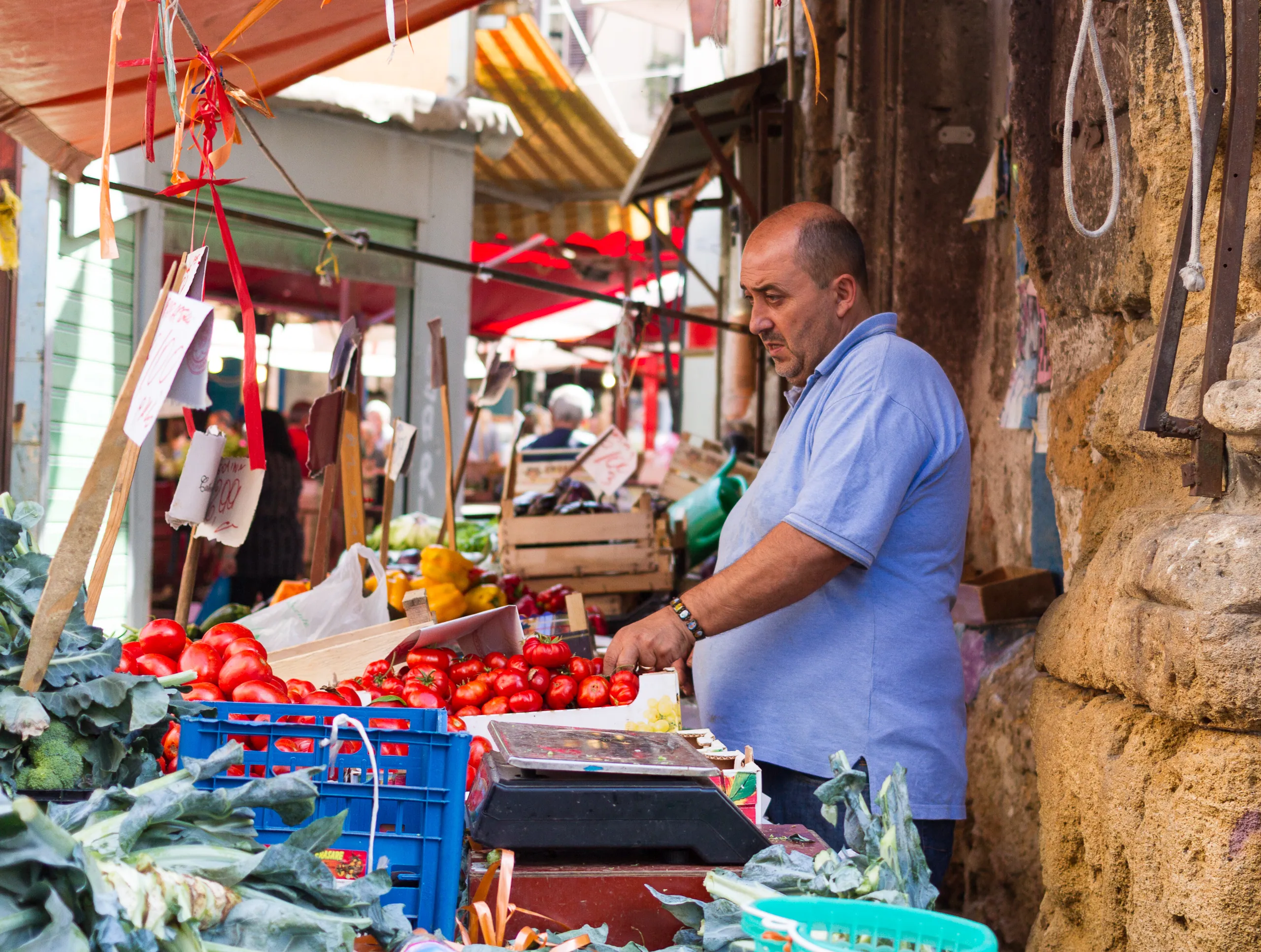Ballaro Market Seller, Palermo