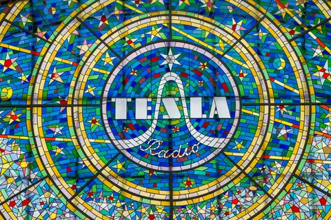 Tesla Radio Stained Glass