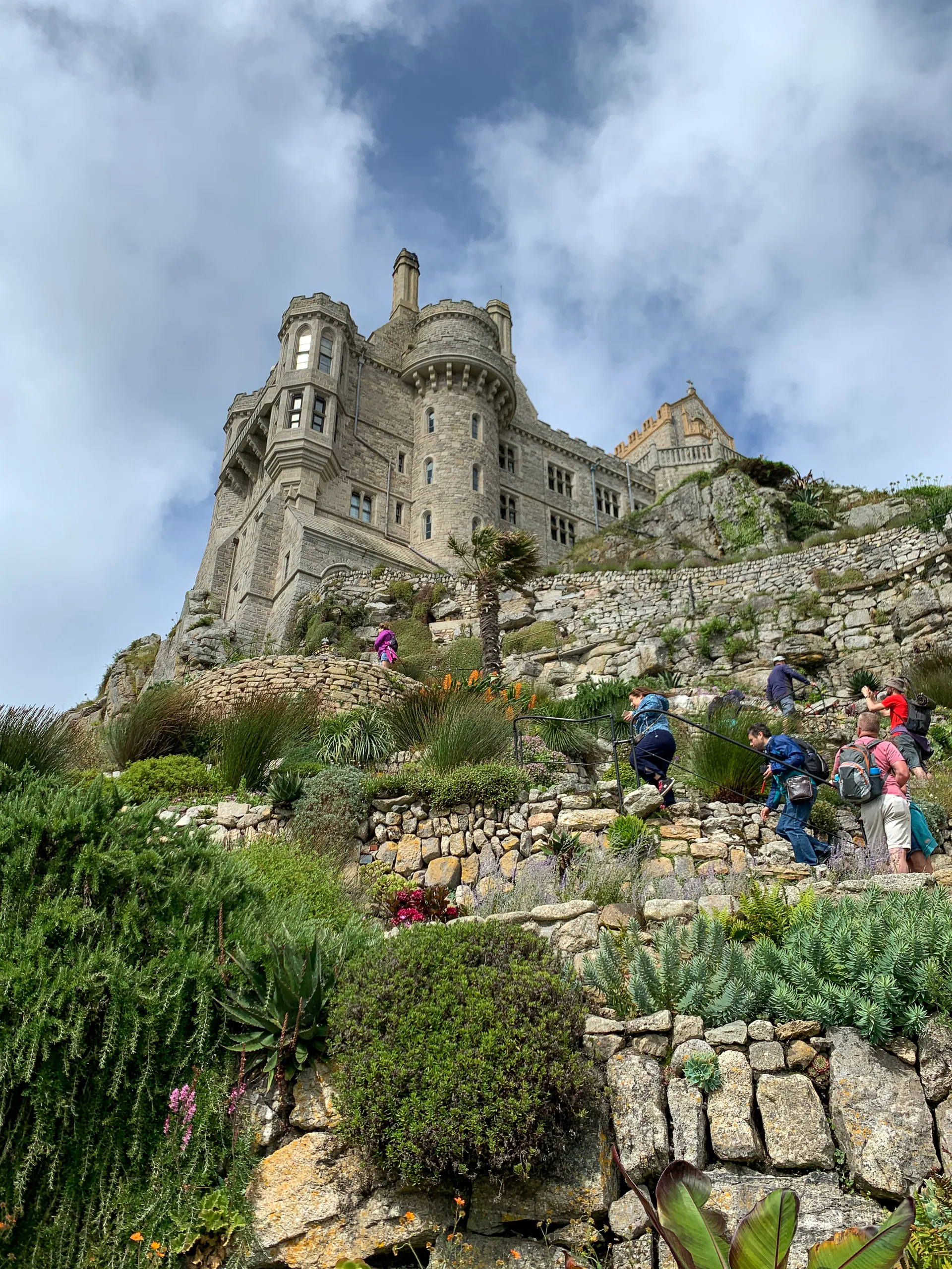 Climbing St Michael's Mount