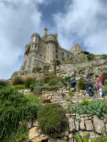 Climbing St Michael's Mount