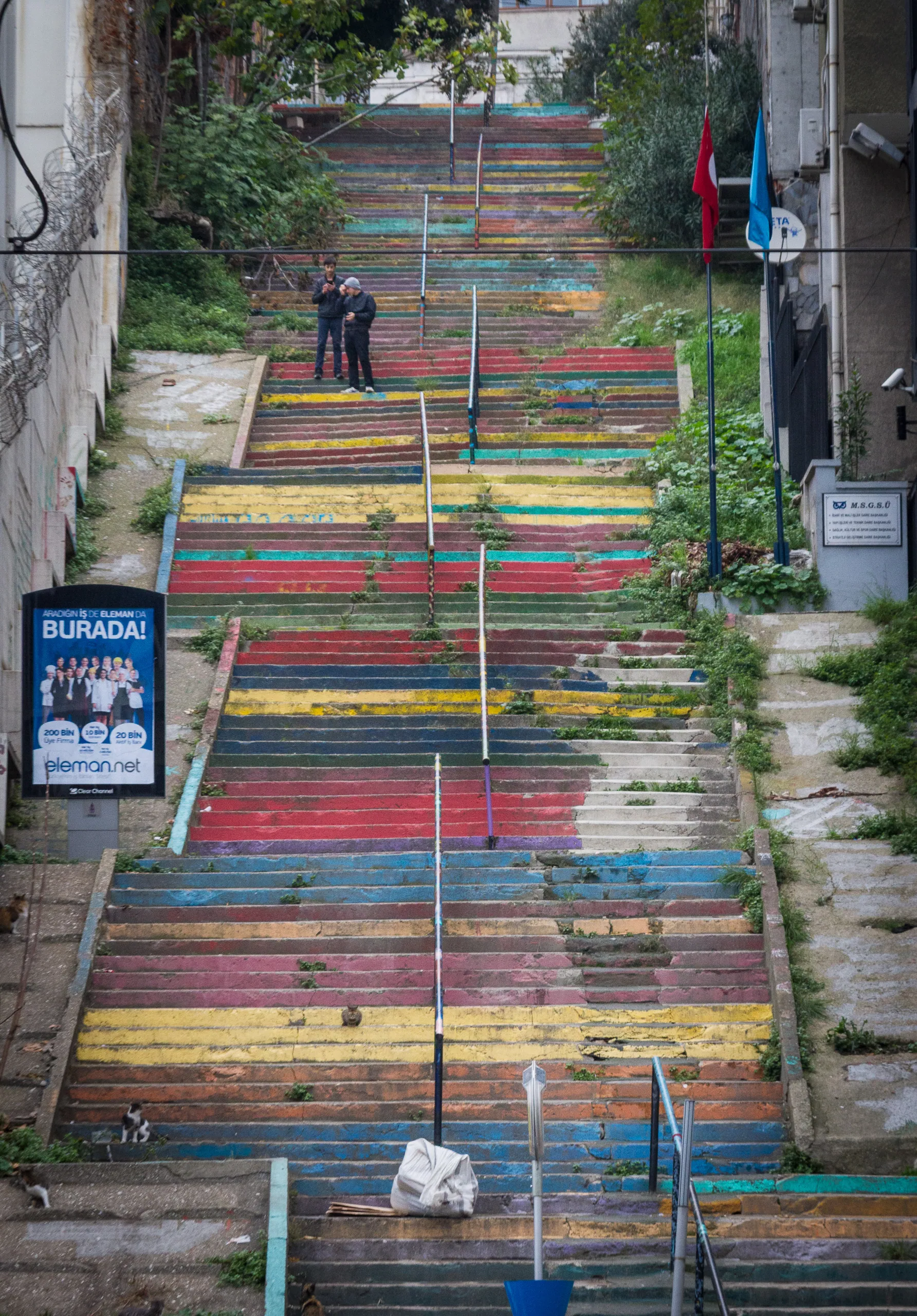 Coloured Stairway