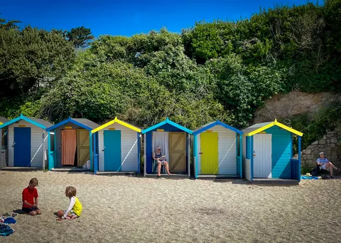 Beach Huts, Swanpool Beach, Falmouth
