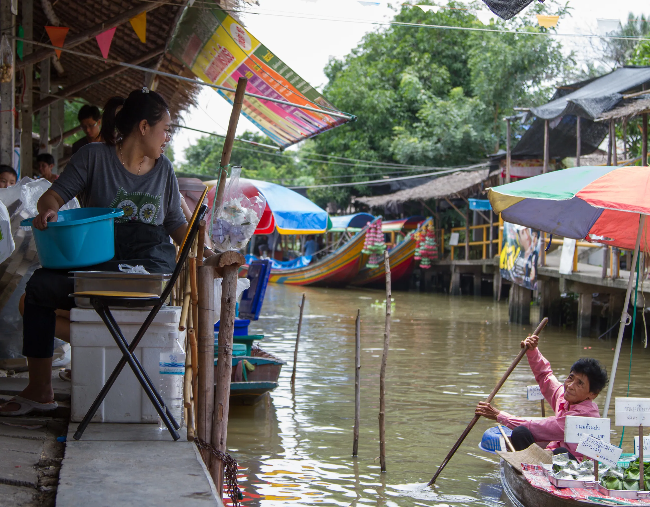 Catching up on the Khlong Lat Mayom Floating Market, Bangkok
