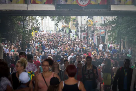 Portobello Road in full Carnival Flow