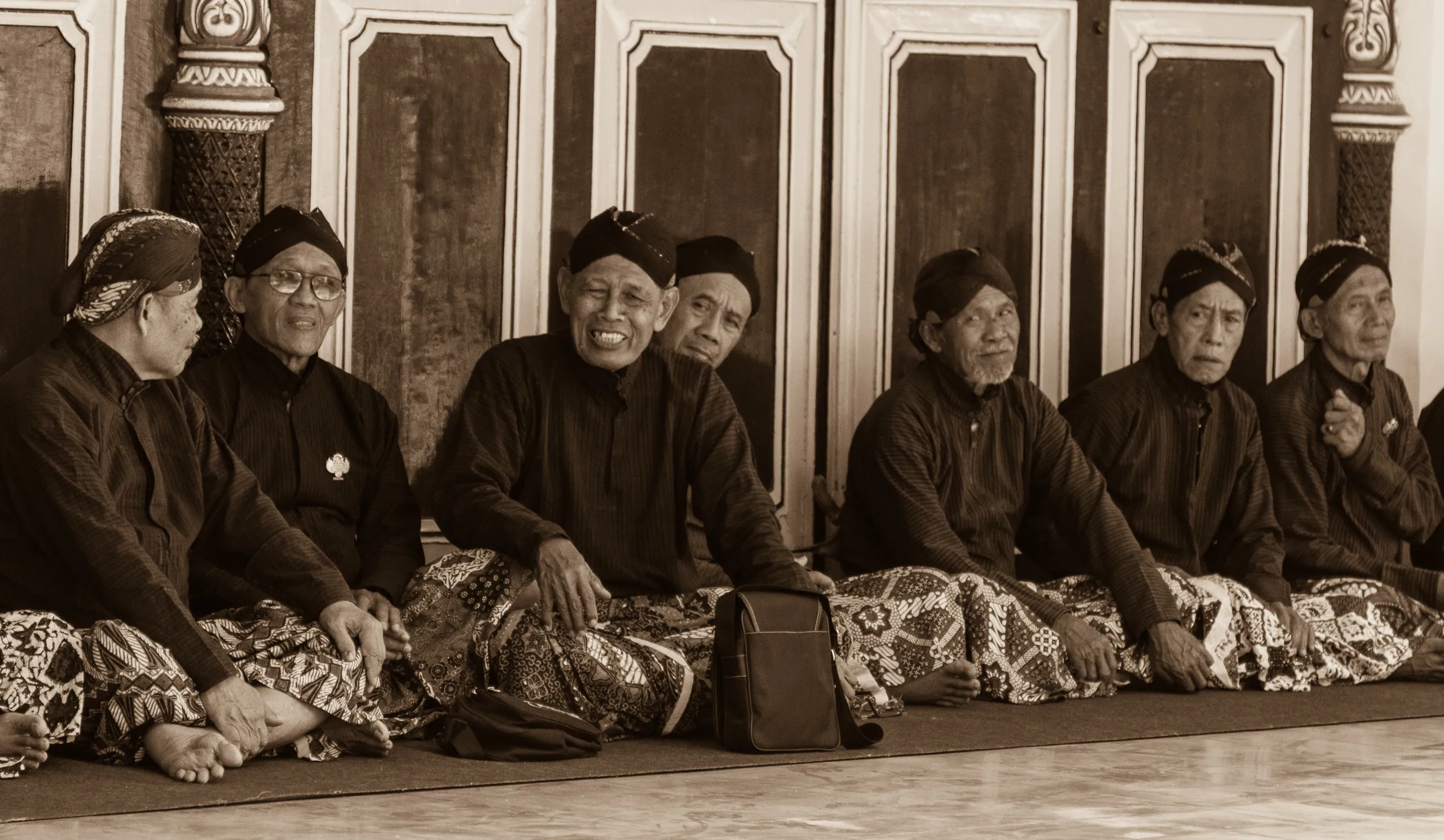 Courtiers of the Sultan Palace, Yogyakarta