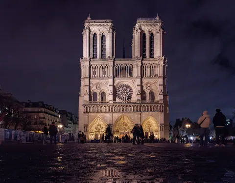 Notre-Dame by night