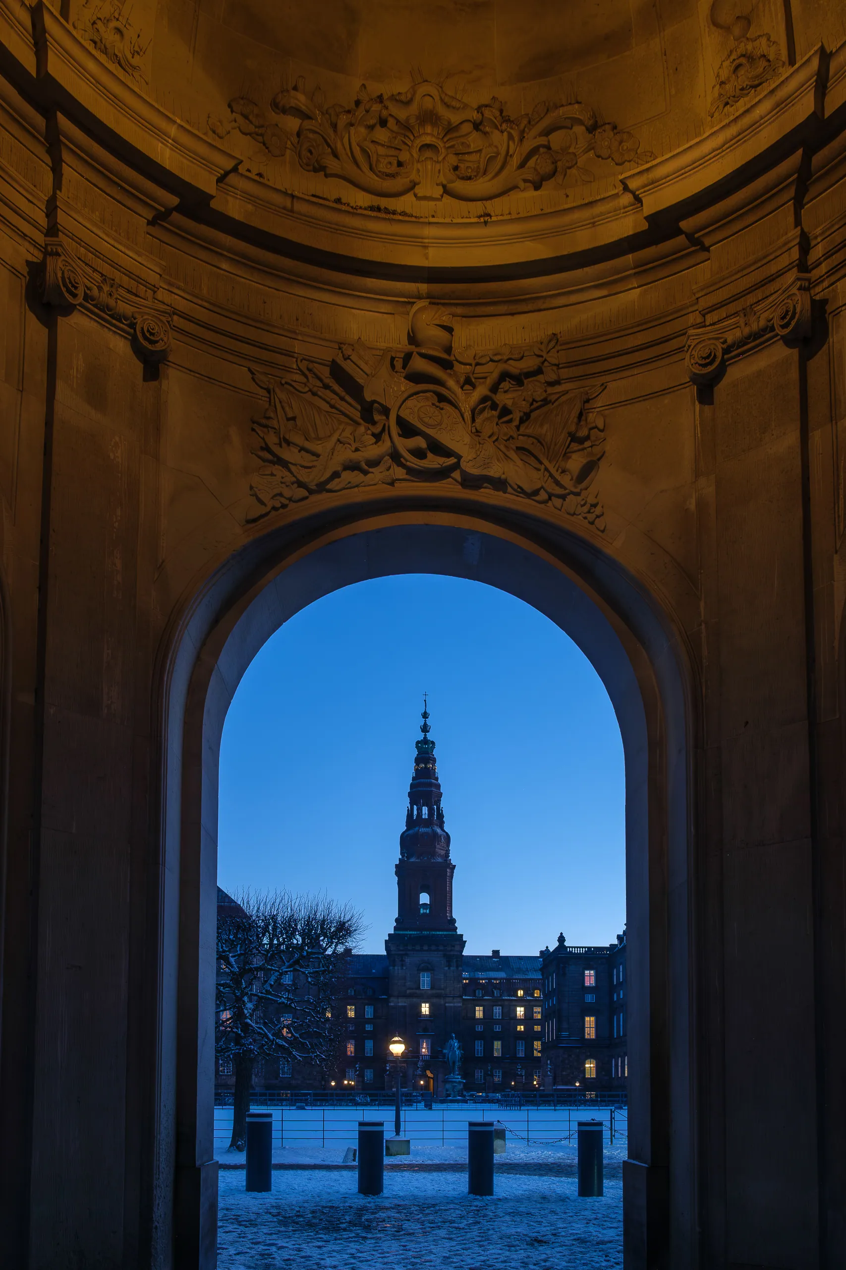 Christiansborg Palace at Dawn