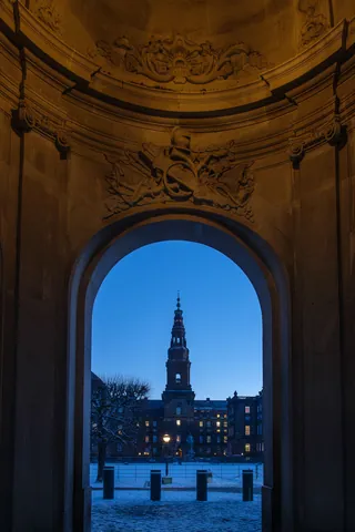 Christiansborg Palace at Dawn