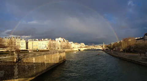 Rainbow over Paris