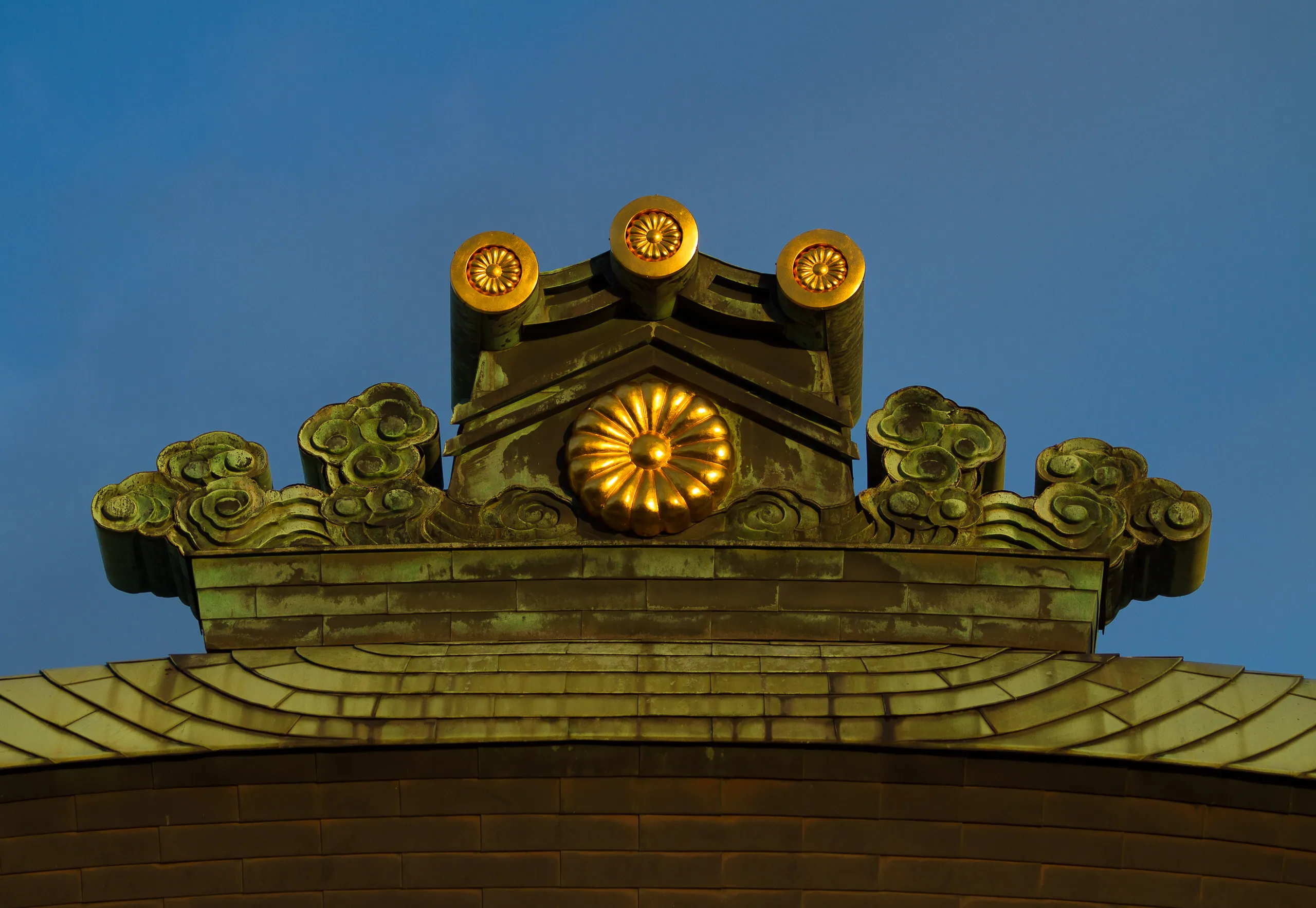 Roof detail, Fushimi Inari Shrine, Kyoto
