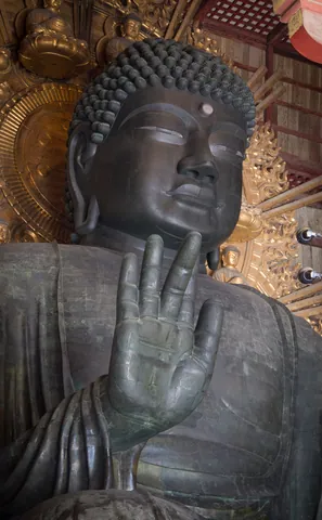 15m tall Bronze Buddha, Todaiji Temple, Nara Park