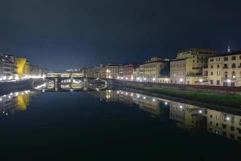 Night on the Arno River