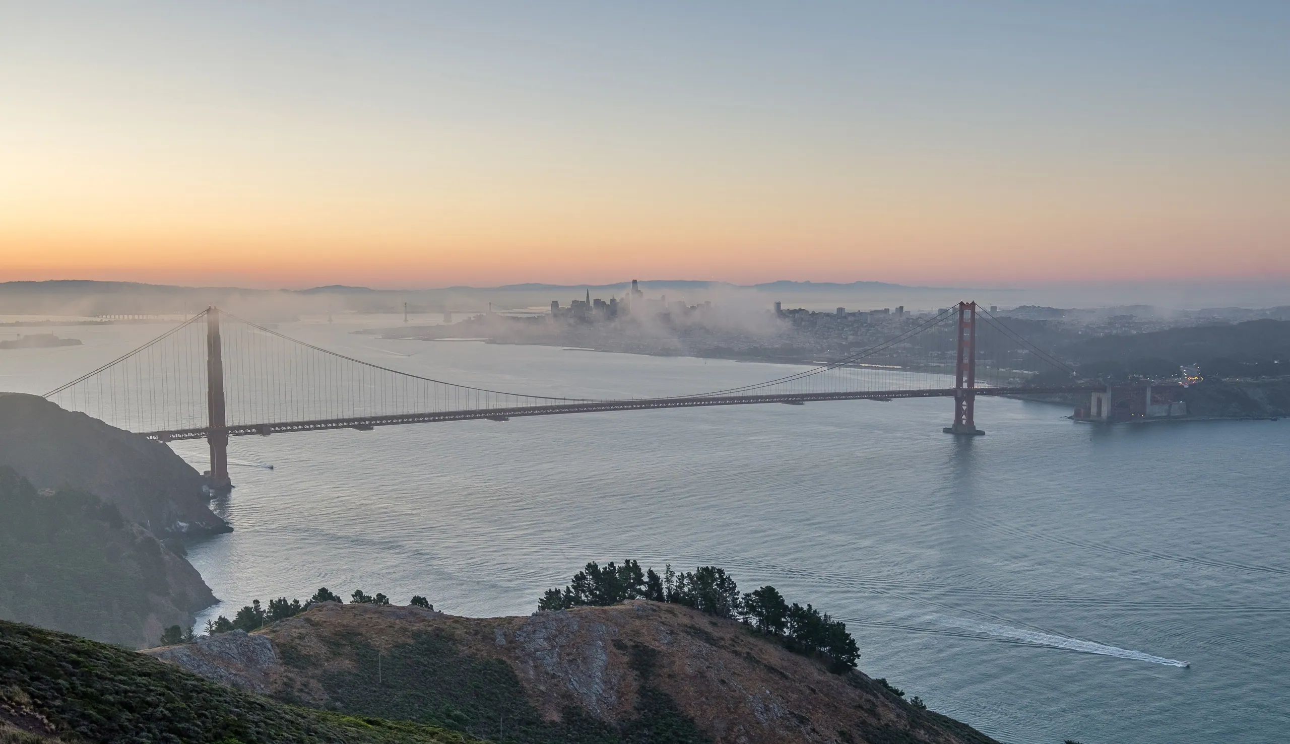 Golden Gate Bridge from the Marin Headlands