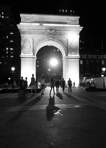 Washington Square Park - The Arch at Night