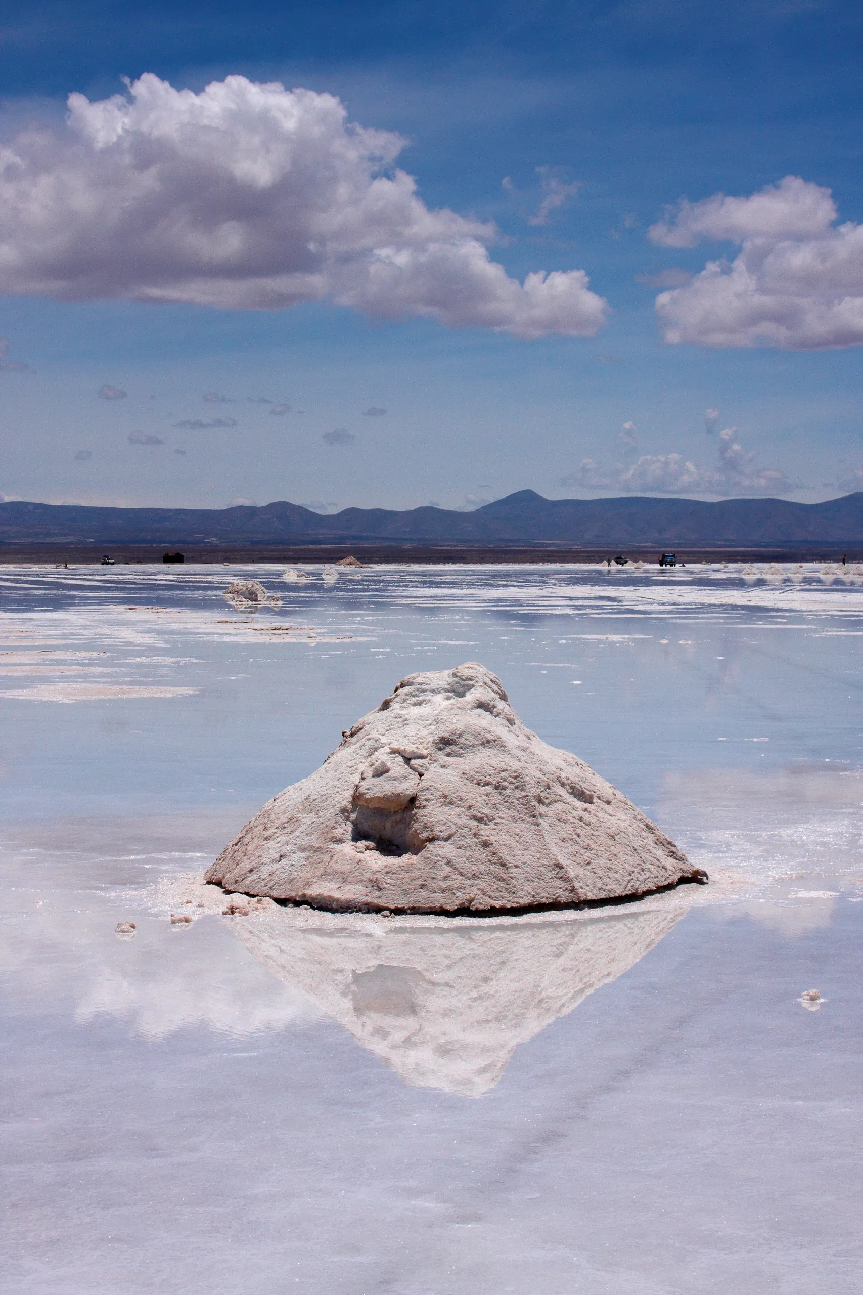 Salt piles ready for collection