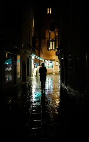 Rainy streets of Castello