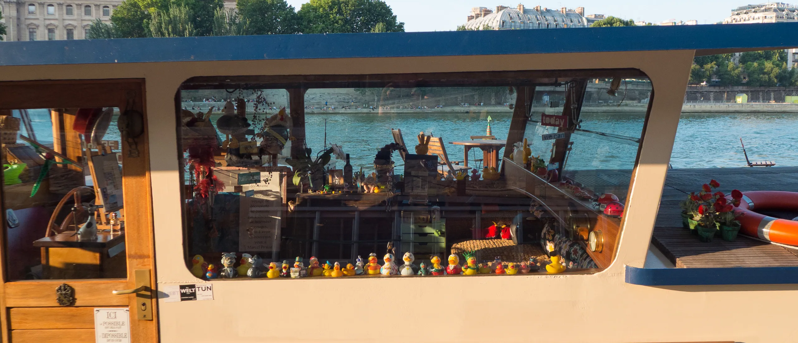 Houseboat Decorations and Rubber Ducks, Paris